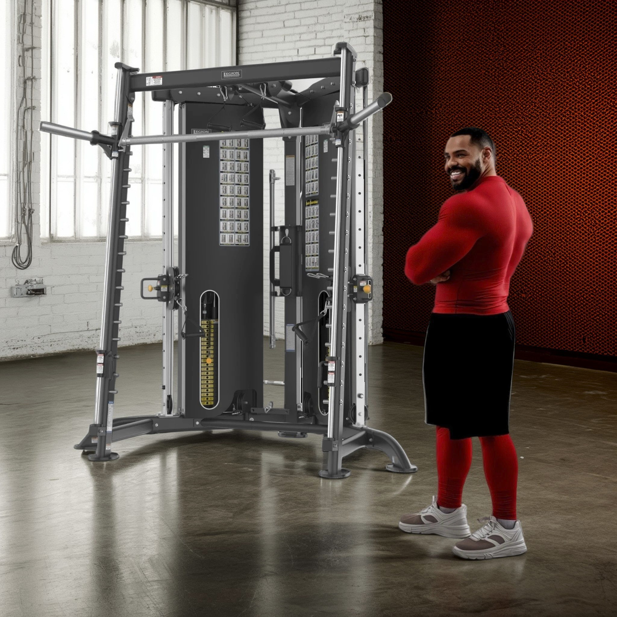Centurion CFT PRO Corner Functional Trainer with Smith