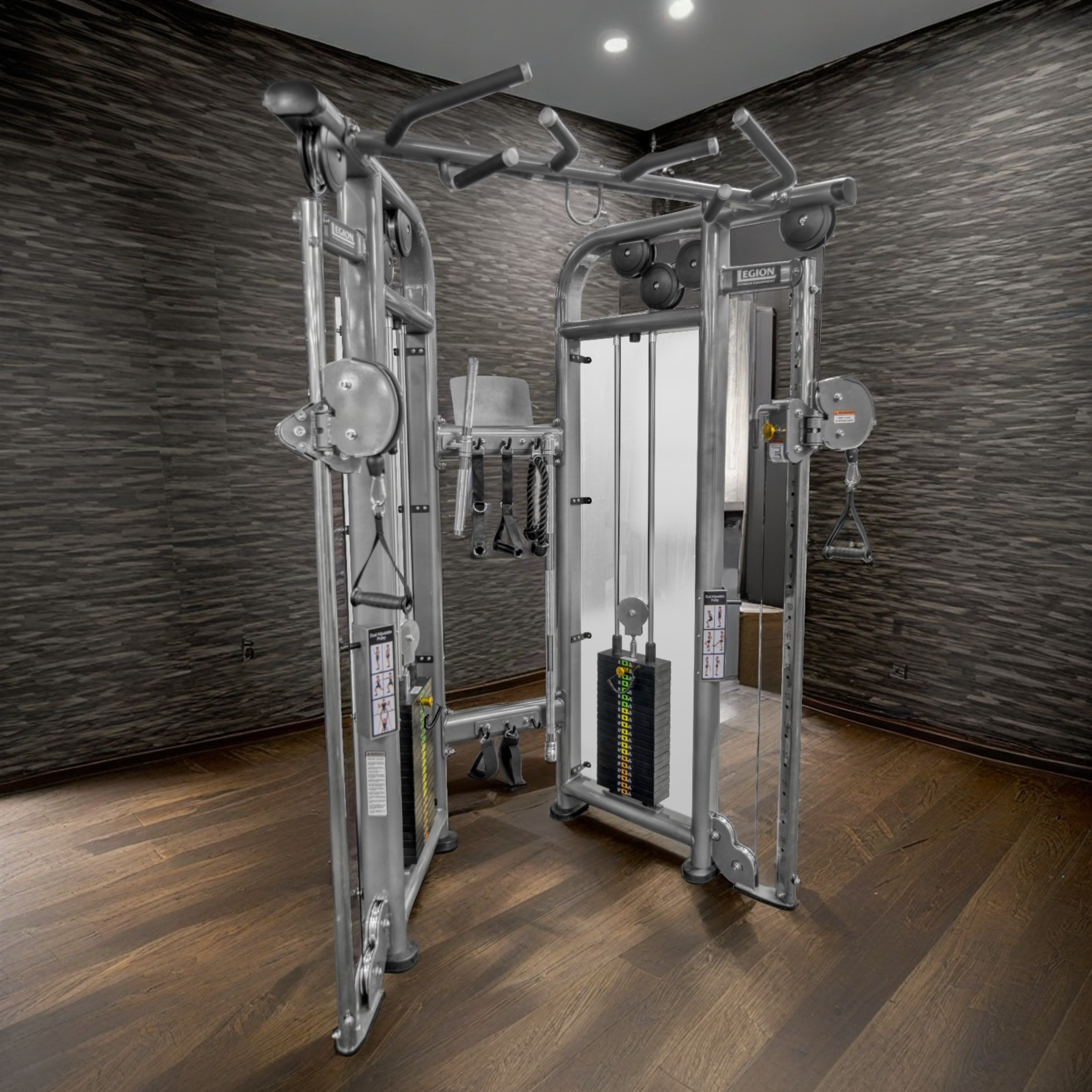 FT100 Dual Adjustable Pulley Functional Trainer