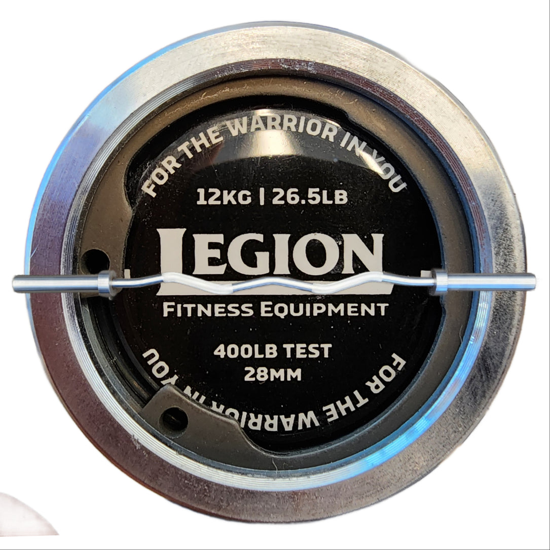 Legion 54" Olympic EZ Curl Bar — Chrome