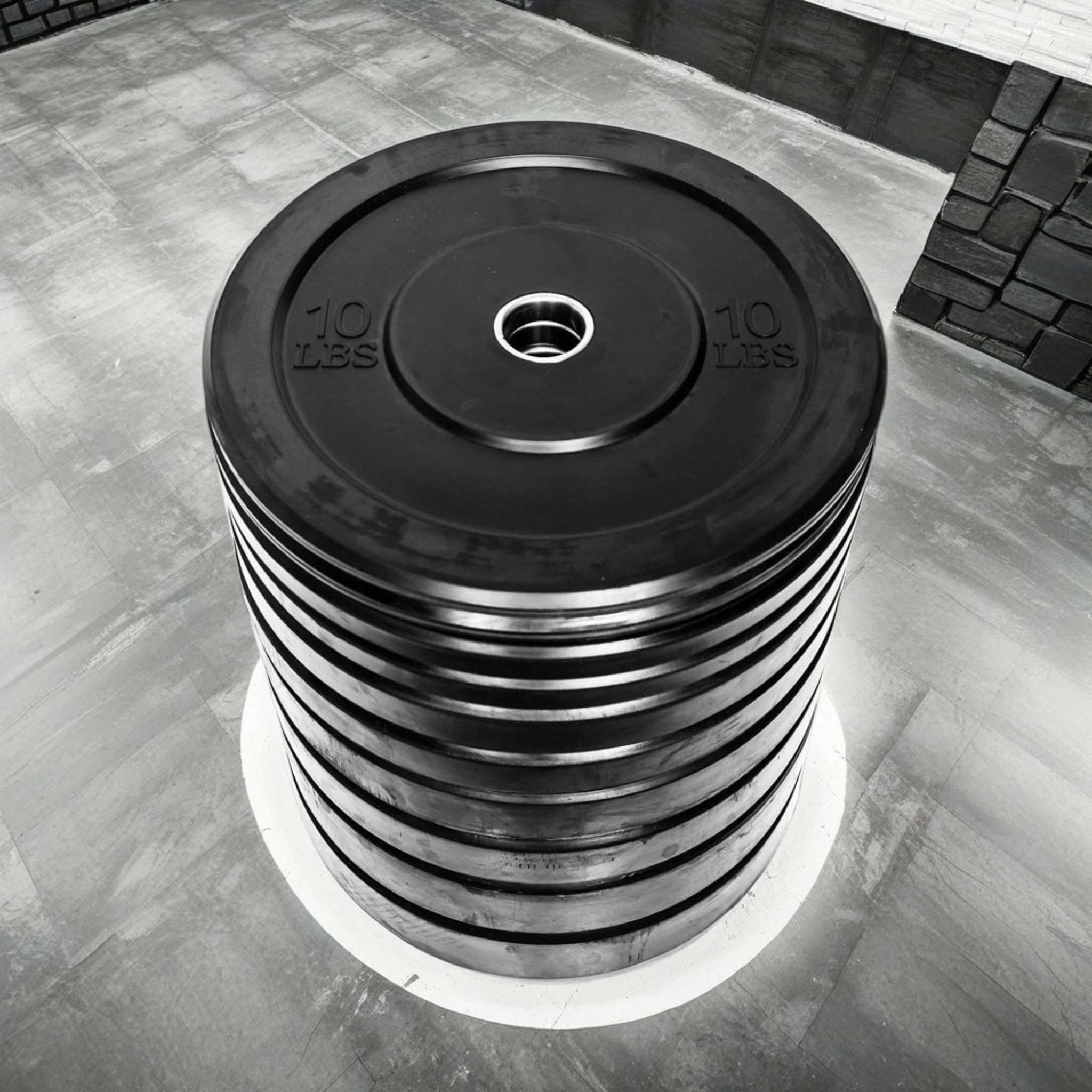 Legion 260lb Olympic Rubber Bumper Plate Set