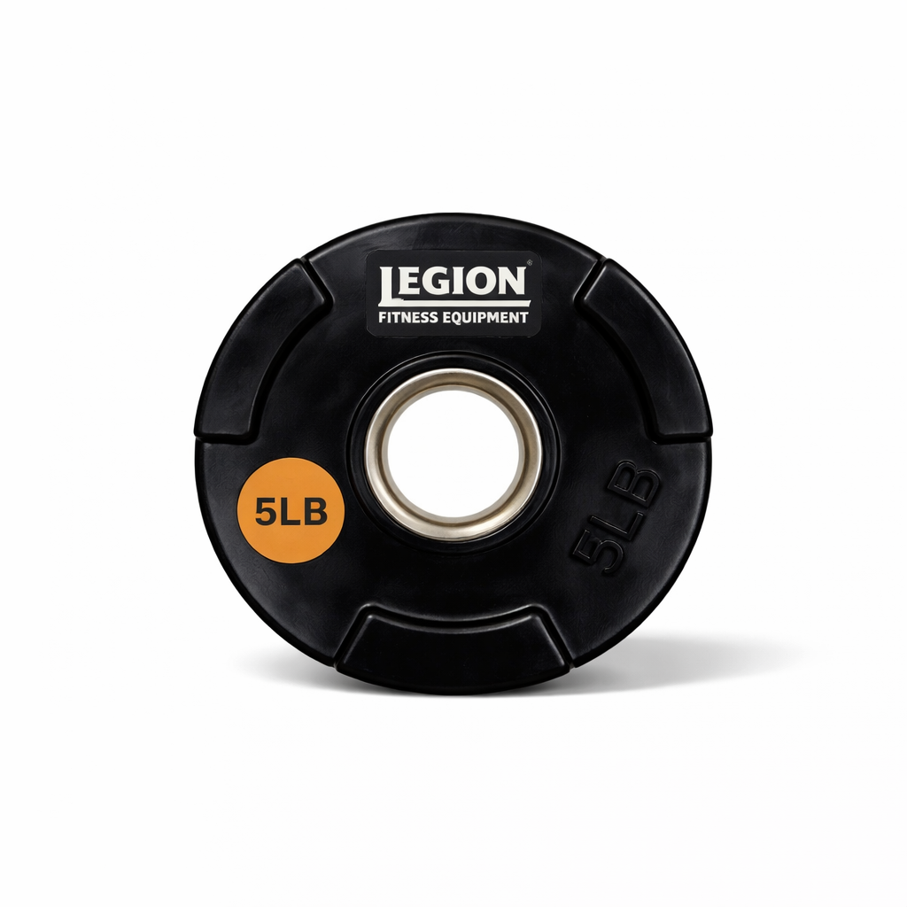 Legion 255lb Olympic Rubber Grip Plate Set