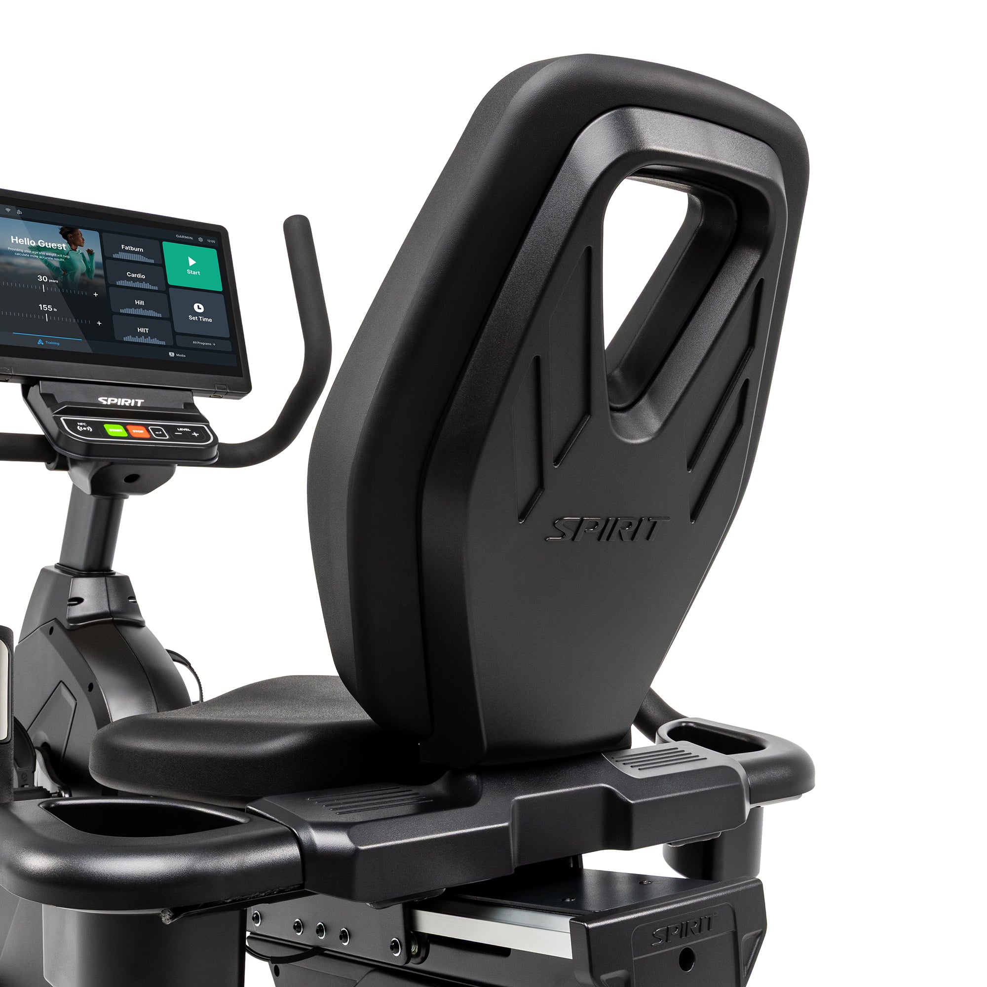 Spirit CR1000ENT Recumbent Bike - Entertainment Console
