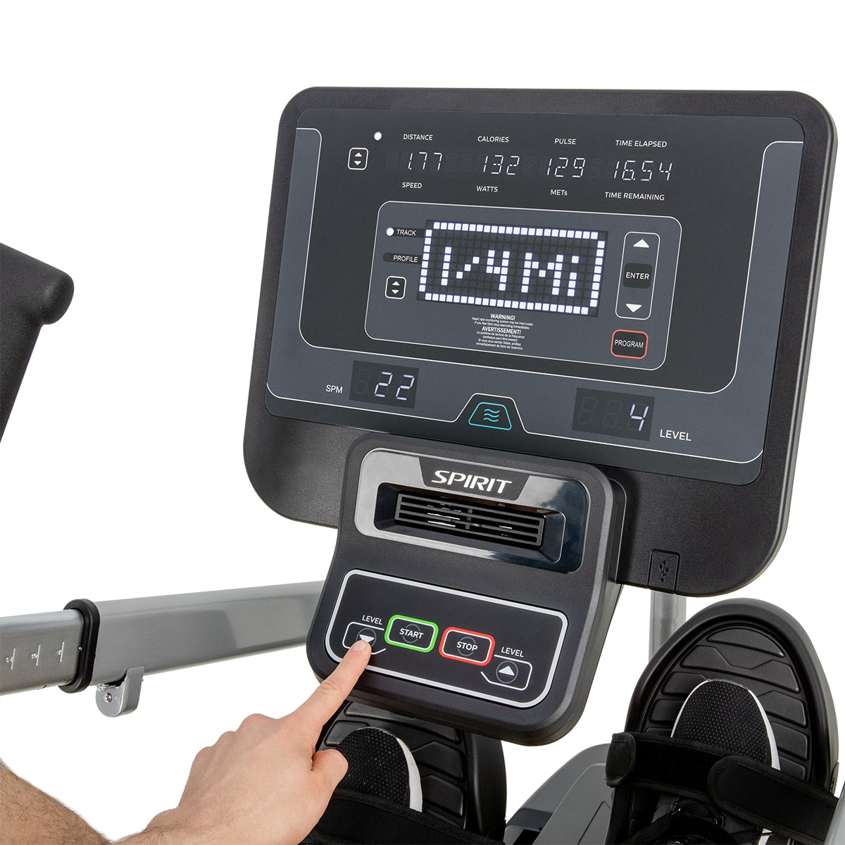 Spirit CRS800S Recumbent Stepper – Accessible Total-Body
