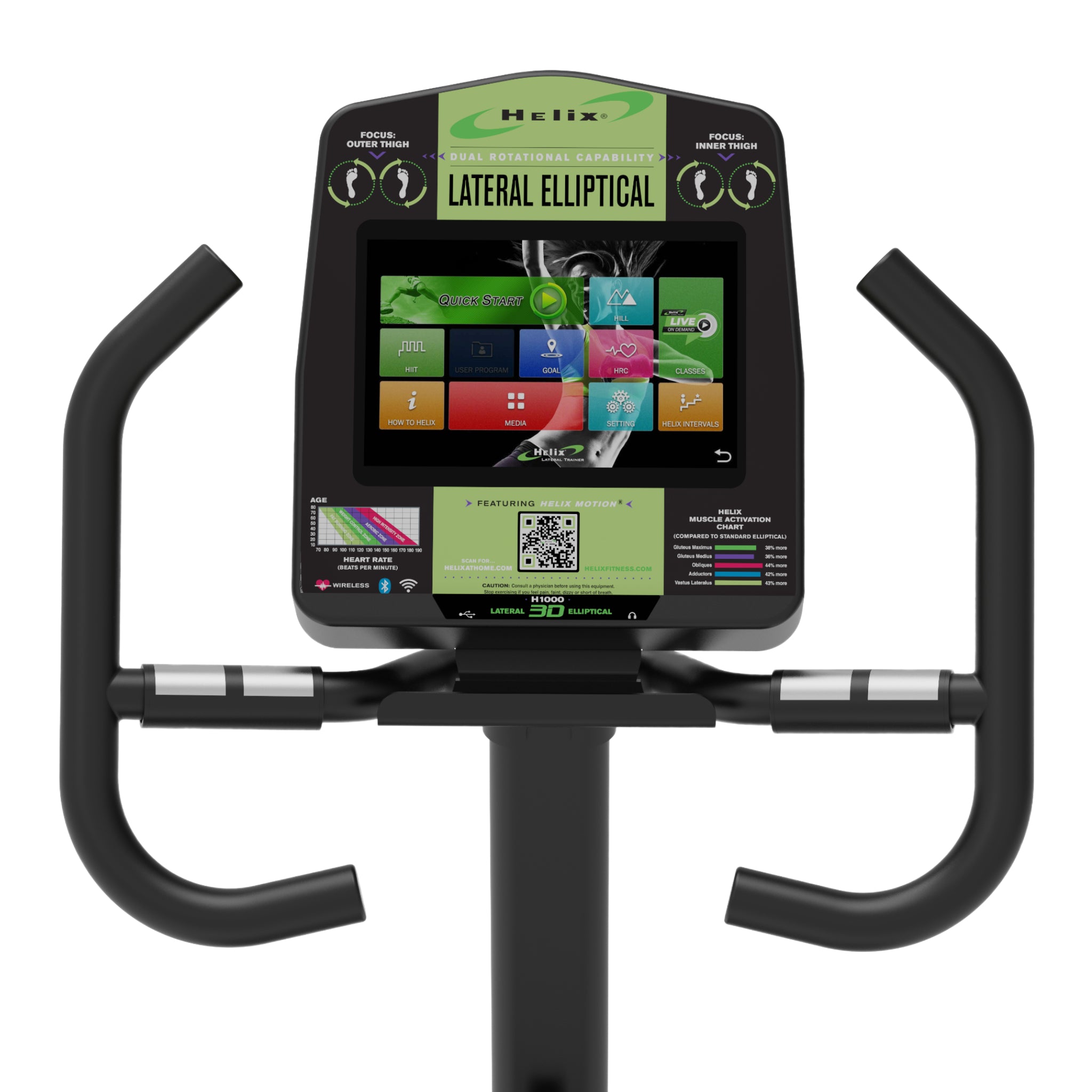 Helix H1000-3D Lateral Elliptical Trainer