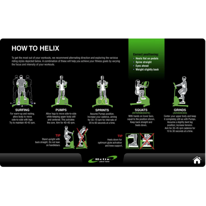 Helix H1000-3D Lateral Elliptical Trainer