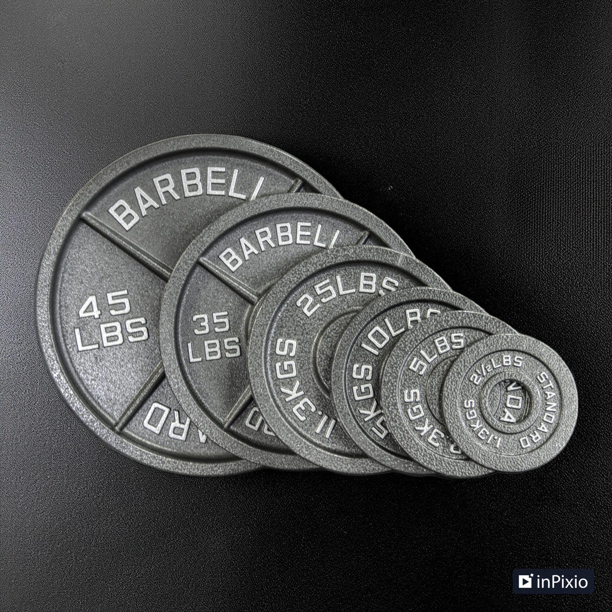 Legion 255lb Olympic Cast Iron Plate Set