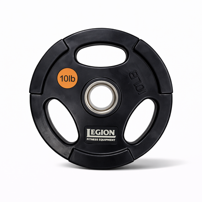Legion 255lb Olympic Rubber Grip Plate Set