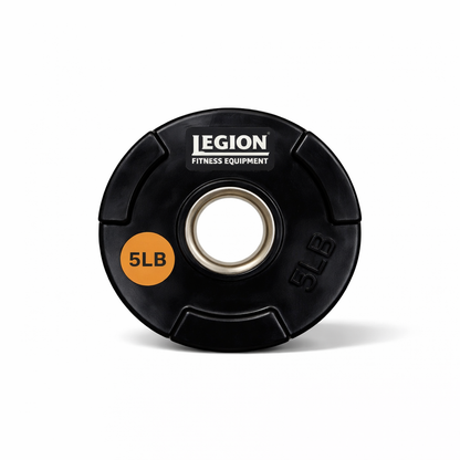 Legion 255lb Olympic Rubber Grip Plate Set