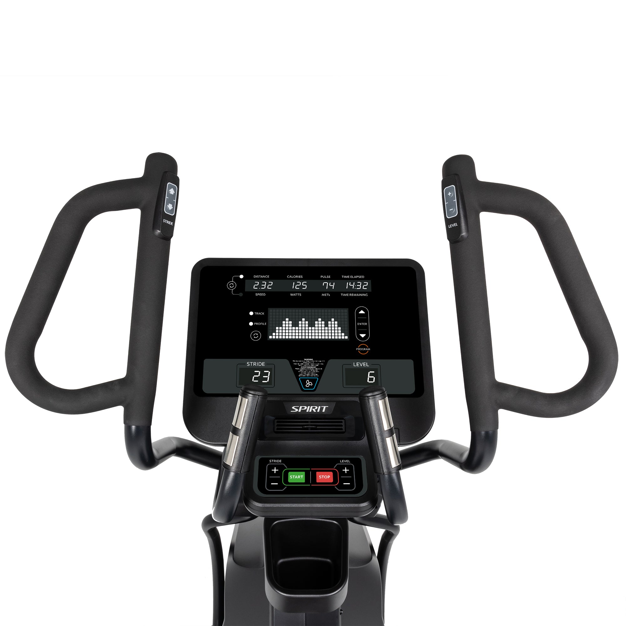 Spirit CE850 Elliptical – Commercial Adjustable Stride