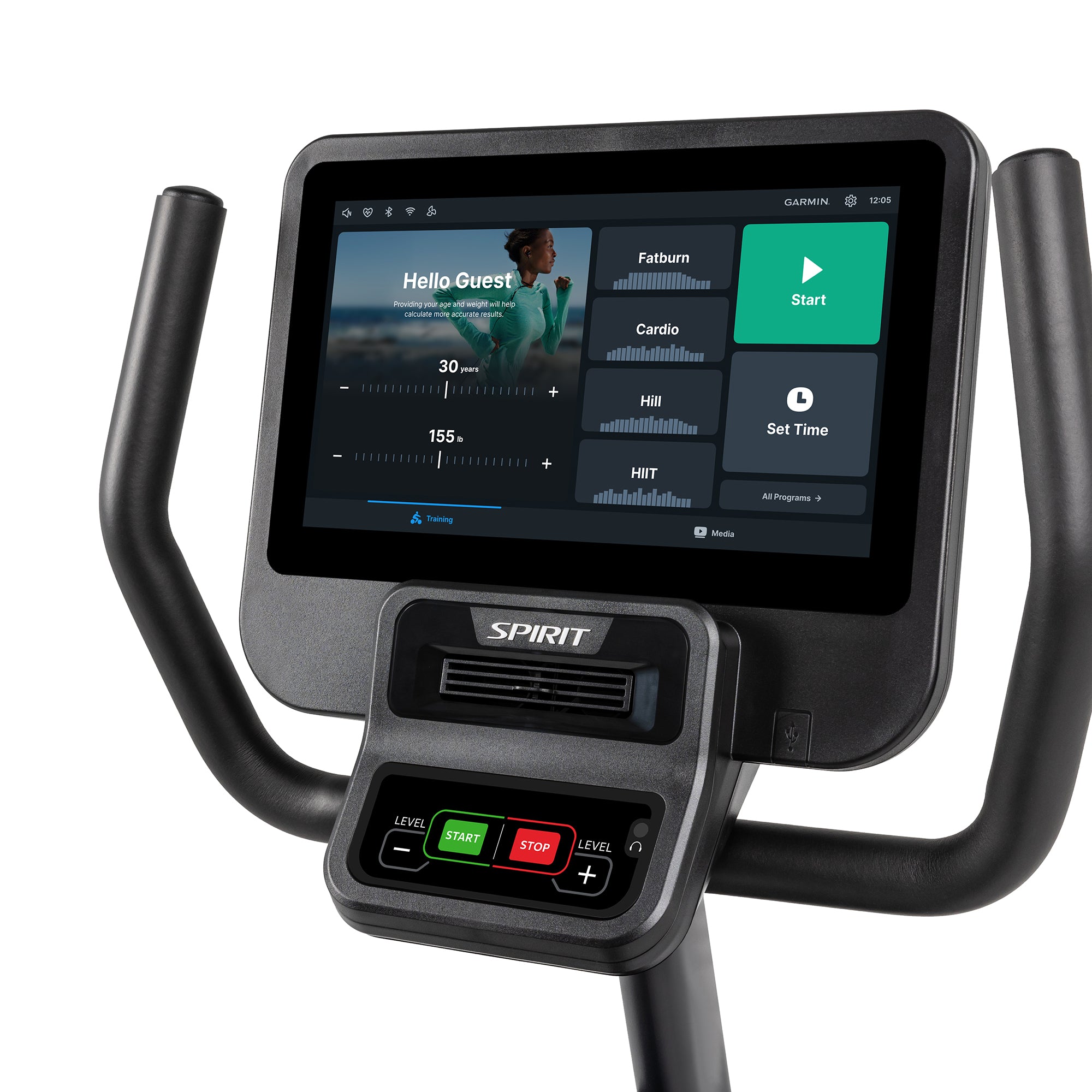 Spirit CR800ENT Recumbent Bike – Entertainment Console