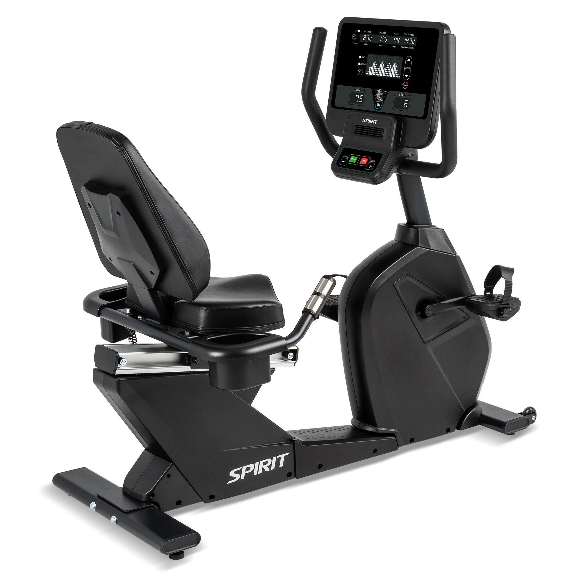 Spirit CR800 Recumbent Bike - Self Powered