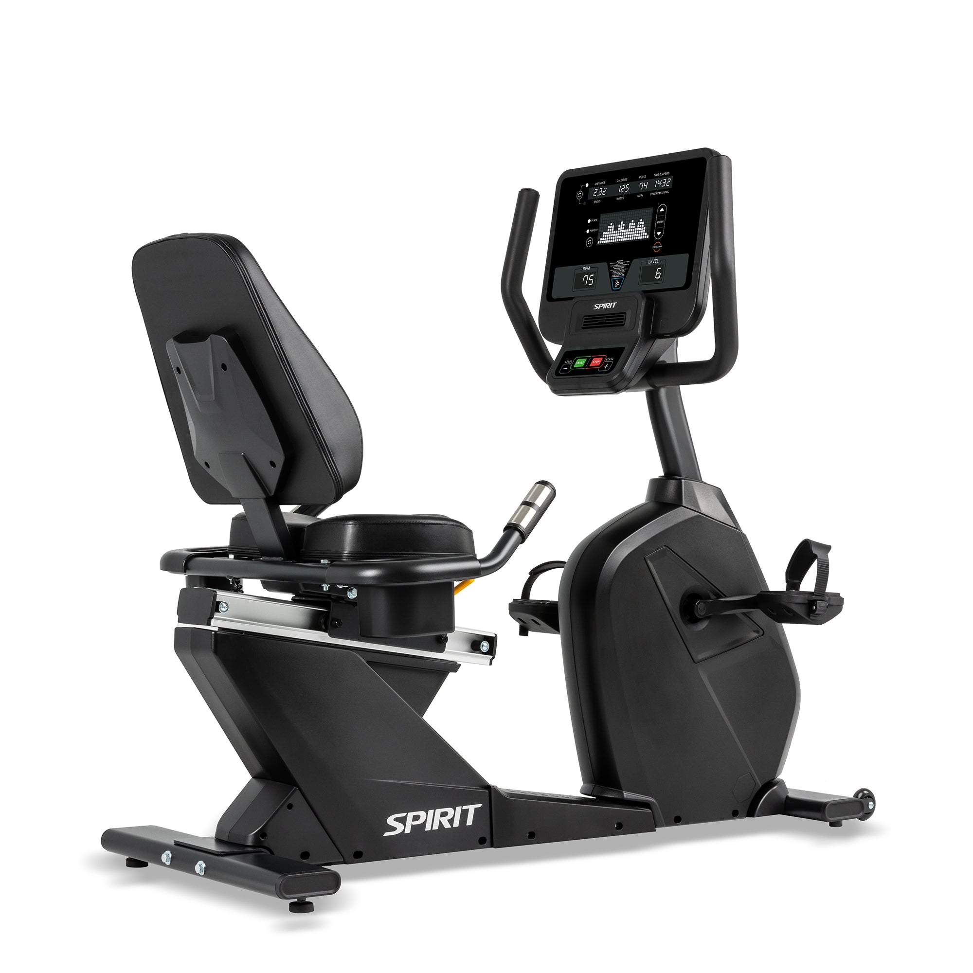 Spirit CR800 Recumbent Bike - Self Powered