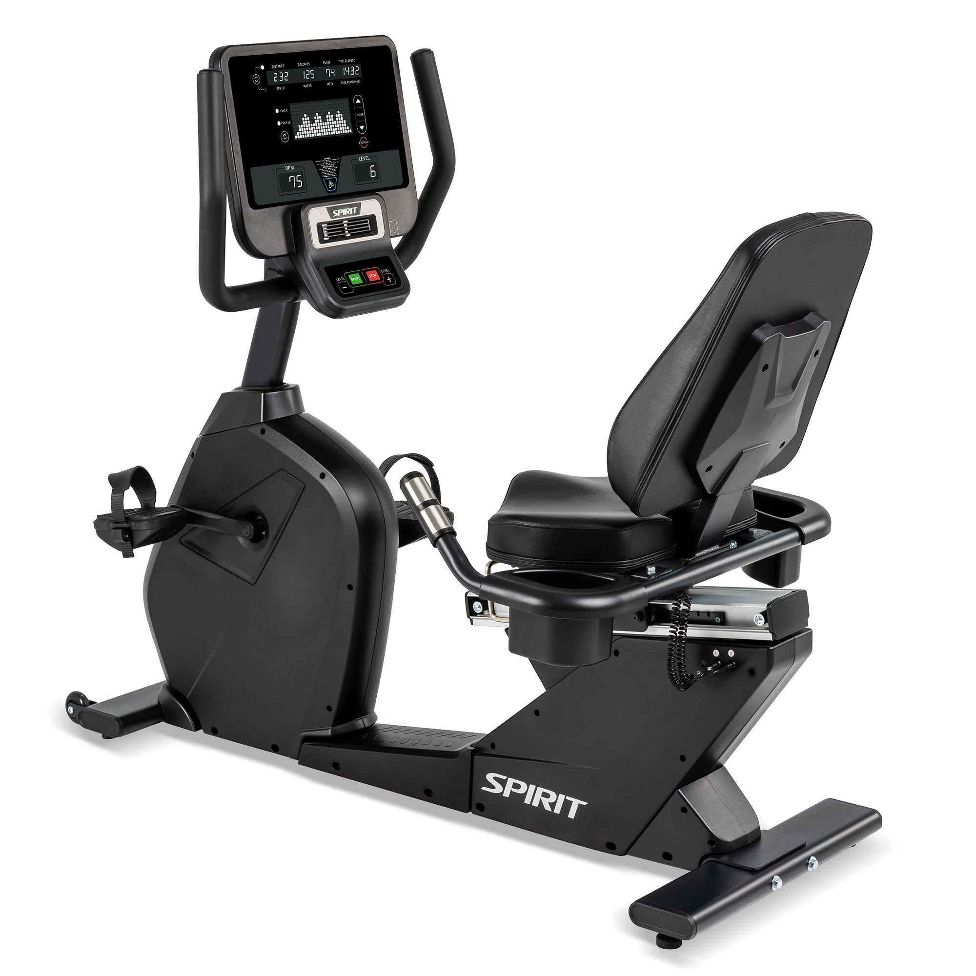 Spirit CR800 Recumbent Bike - Self Powered