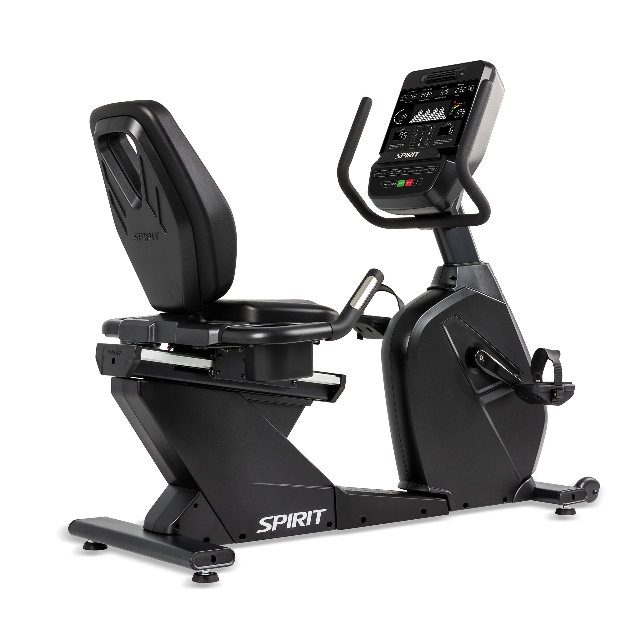 Spirit CR900 Recumbent Bike - Self Powered