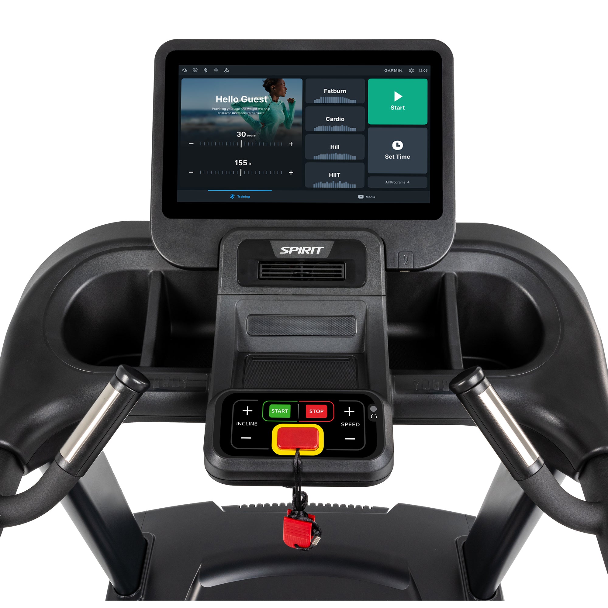 Spirit CT850ENT Treadmill – Entertainment Console