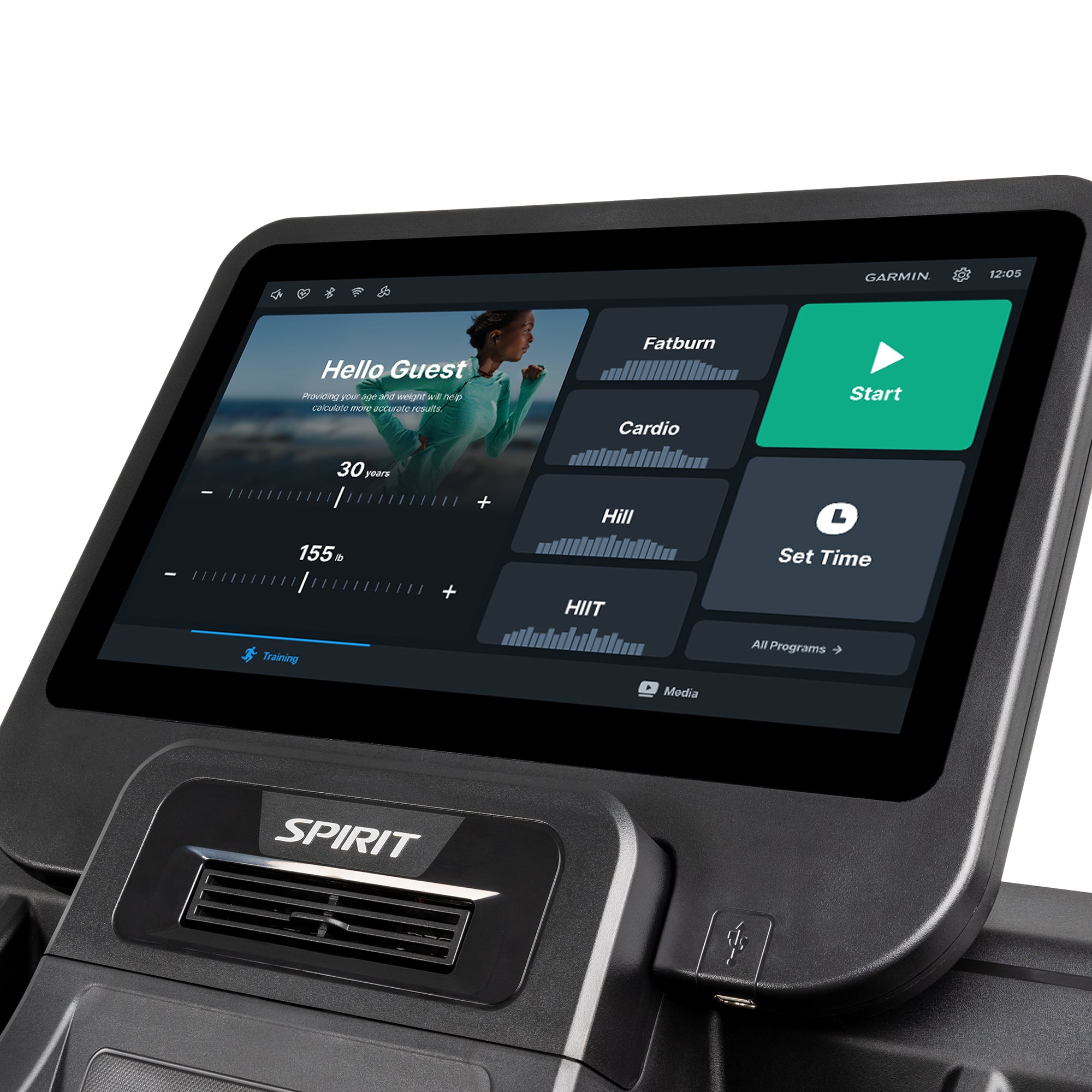 Spirit CT850ENT Treadmill – Entertainment Console
