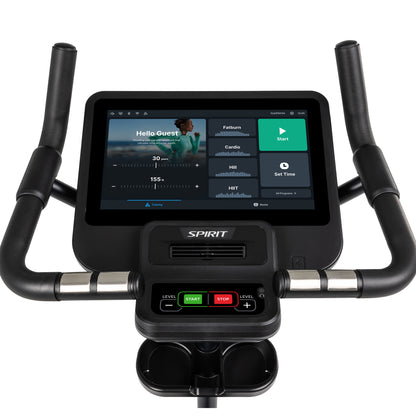 Spirit CU800ENT Upright Bike – Entertainment Console