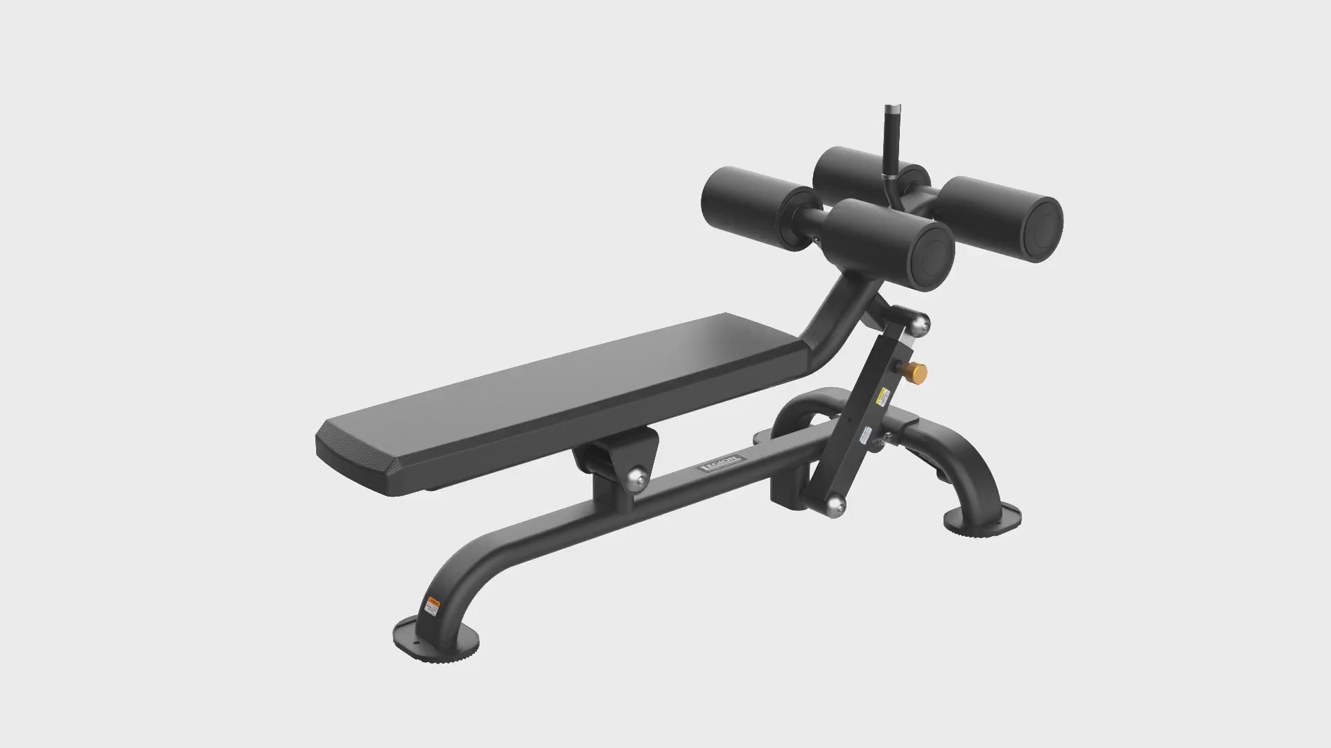 Load video: PRO AAB Adjustable Ab Bench
