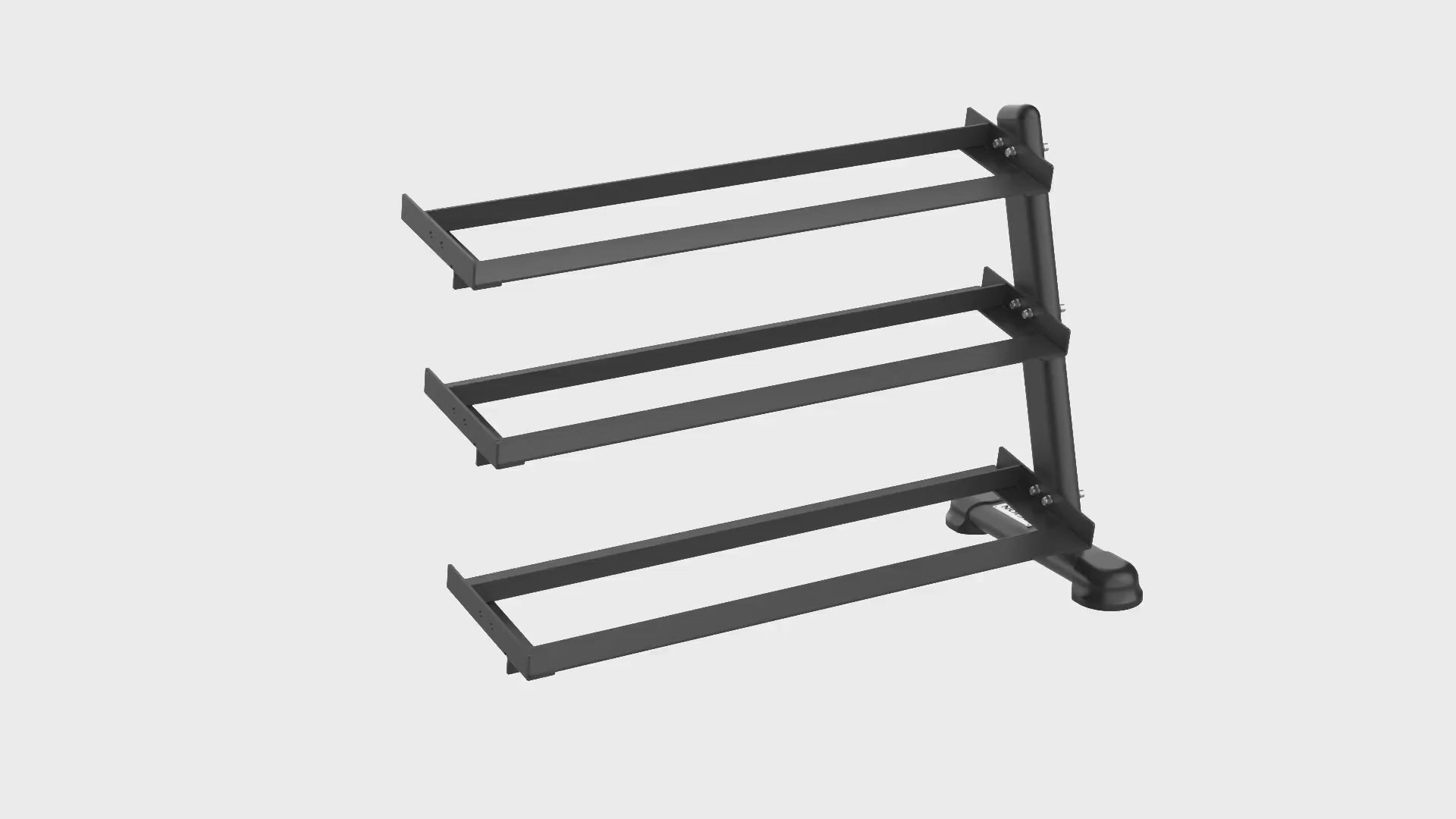 Load video: DBR550-EXT 3-Tier Dumbbell Rack Extension
